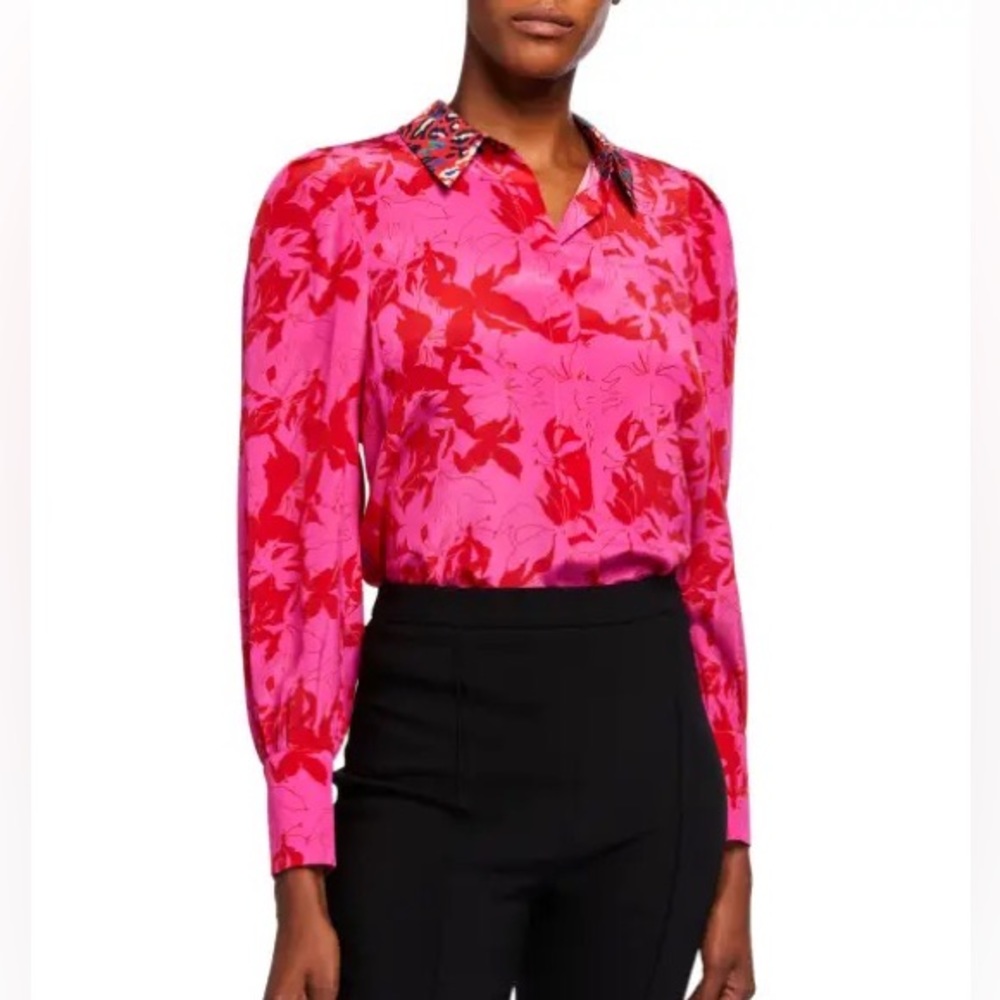 Tanya Taylor Silk Blouse